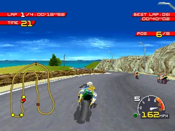 Moto Racer (US) screen shot game playing